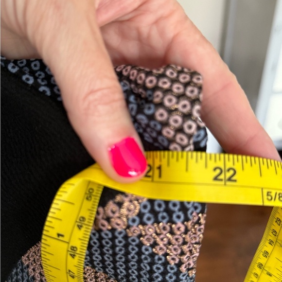 LulaRoe Chevron Long Sleeve Debbie dress, Sz XL - Picture 5 of 8